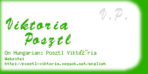 viktoria posztl business card